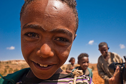 孩子,埃塞俄比亚,非洲