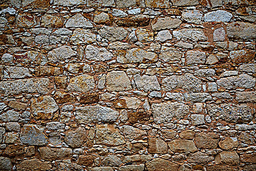 萨莫拉,石头,砖石建筑,墙壁,特写,西班牙