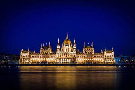 匈牙利,国会大厦,光亮,夜晚,布达佩斯