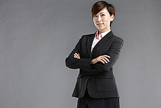 亚洲青年商务女士肖像