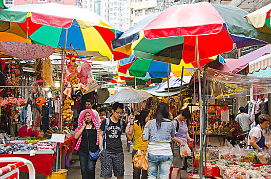 湾仔,市场,香港