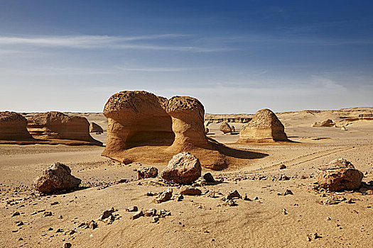风景,旱谷,利比亚沙漠,埃及