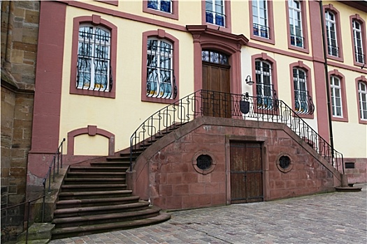 历史,房子,楼梯,德国