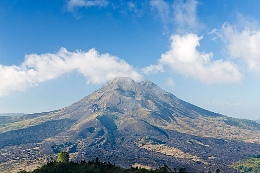 巴图尔,火山,巴厘岛,印度尼西亚,亚洲