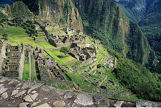 石头,建筑,风景,马丘比丘,秘鲁