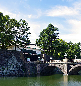 日本皇居的古建筑