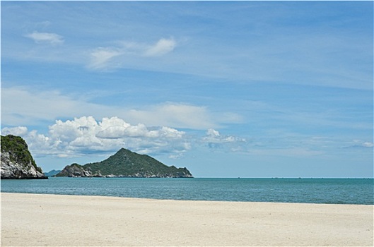 海景,热带,白沙滩,泰国