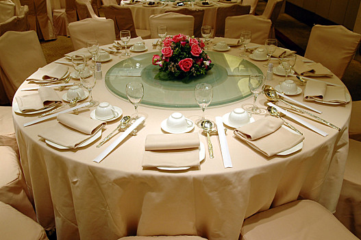 婚宴台面设计中餐图片