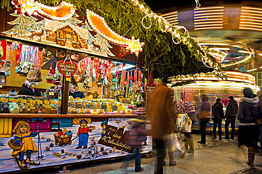 圣诞市场,莱茵兰普法尔茨州,德国,欧洲