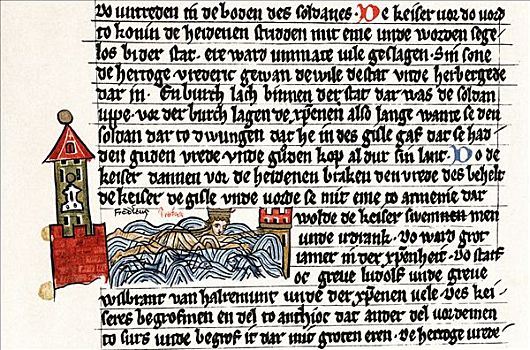 死亡,弗雷德里克,一半,13世纪,艺术家,未知
