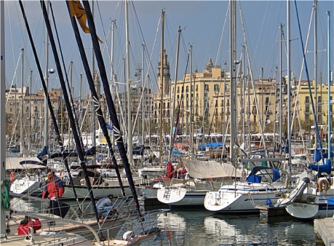 码头,贝尔港,巴塞罗那