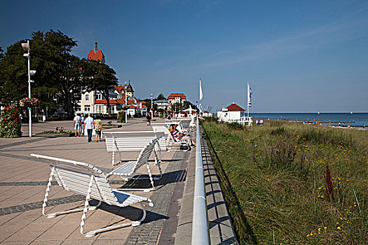 海滩散步,波罗的海,胜地,梅克伦堡前波莫瑞州,德国,欧洲