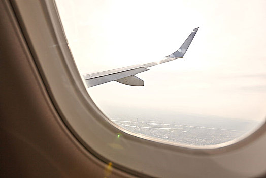 风景,飞机,窗户