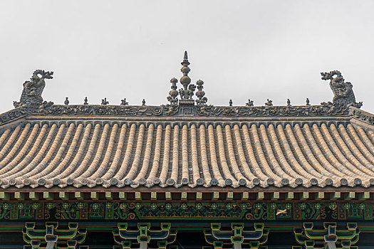 大同法华寺三圣殿屋脊