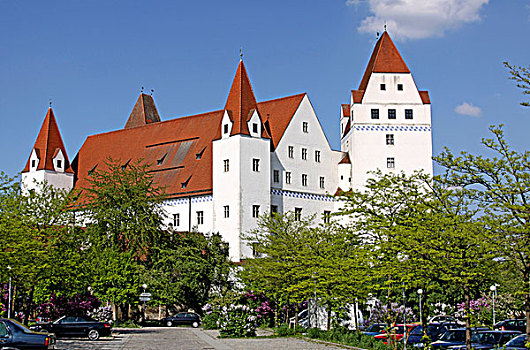 城堡,因格尔斯塔德特,巴伐利亚,德国,欧洲