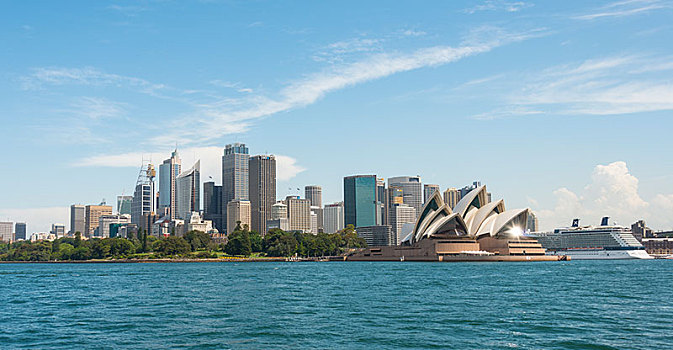 风景,悉尼,剧院,天际线,新南威尔士,澳大利亚,大洋洲
