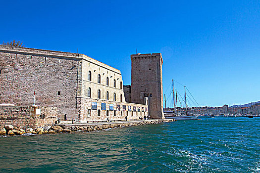 马赛海边的城堡