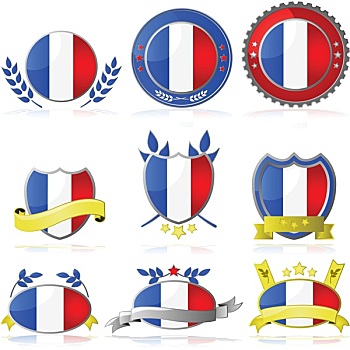 法国,徽章