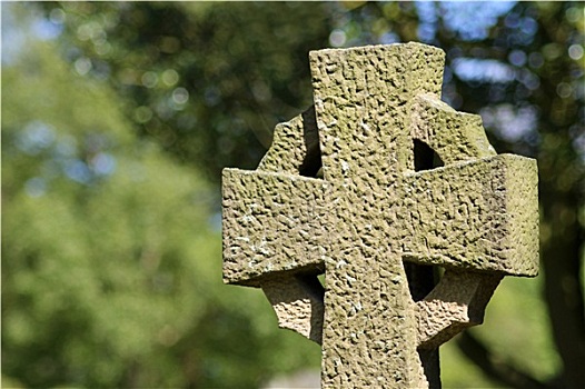凯尔特十字架,墓地