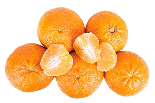 新鲜,柑橘,白色背景,背景