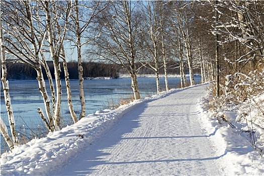 冬季风景,瑞典