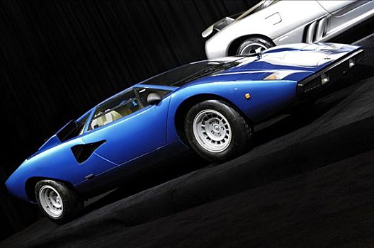 蓝色,兰博基尼,超级跑车,剧院,多伦多,车展,2008年
