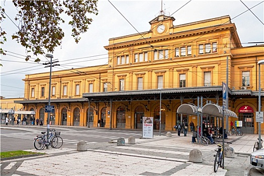 火车站,建筑,摩德纳,意大利