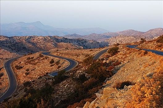 山路,弯路,克里特岛