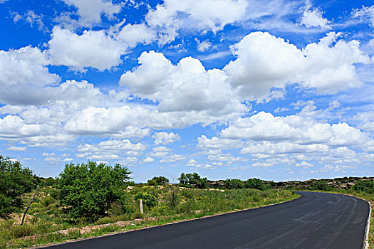 草原上的公路