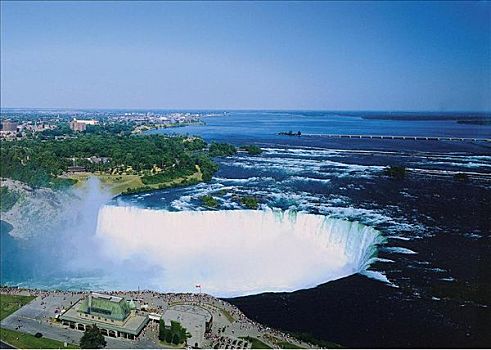 尼亚加拉瀑布,瀑布,加拿大,北美
