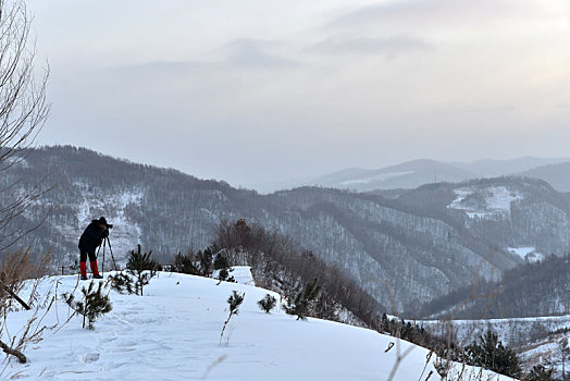 冬季吉林雪村-松岭美景如画