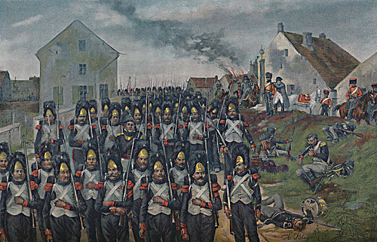守卫,战役,法国,1896年,艺术家,未知