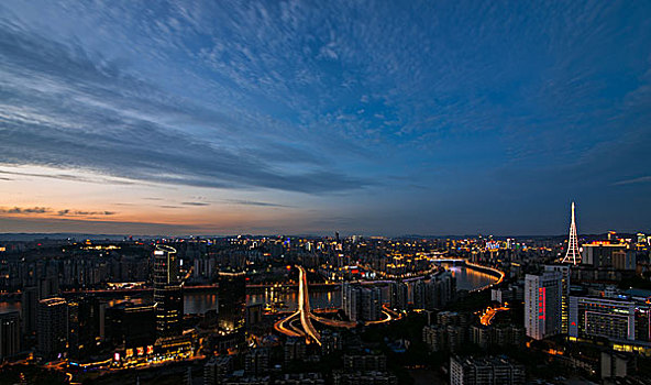 重庆城市风光全景