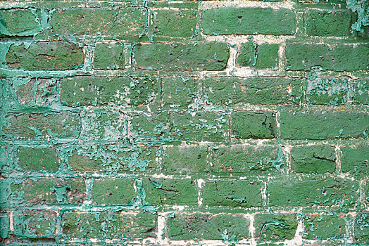 绿色,砖墙,背景,纹理