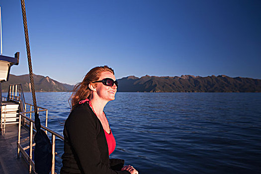 客人,旅途,船,旅游,怀疑,声音,新西兰