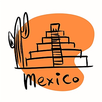 墨西哥城,玛雅,金字塔