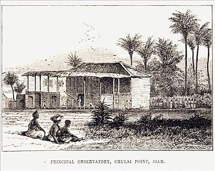 观测,泰国,1875年,艺术家,未知