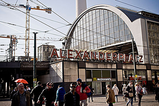 车站,中央广场,电视塔,柏林