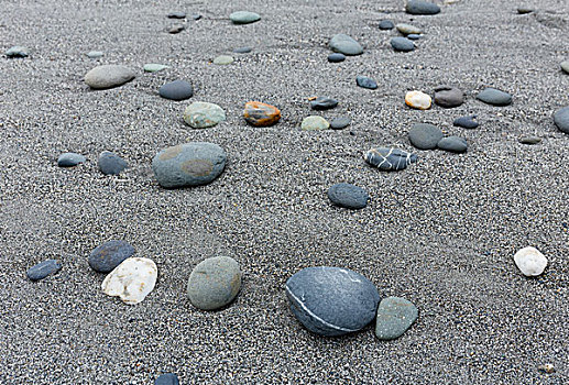 鹅卵石,石头,海滩