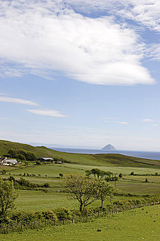 苏格兰,阿兰岛,南,风景