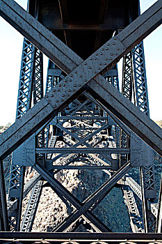 铁路,架柱桥,东方,俄勒冈