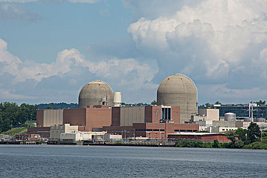 纽约,哈得逊河,核电站,只有,核能,设施
