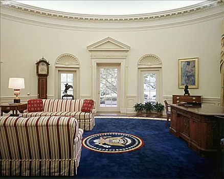 椭圆,办公室,白宫,华盛顿,美国