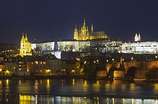 城堡,布拉格,捷克共和国