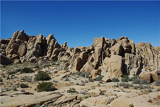 岩石构造,约书亚树国家公园,加利福尼亚