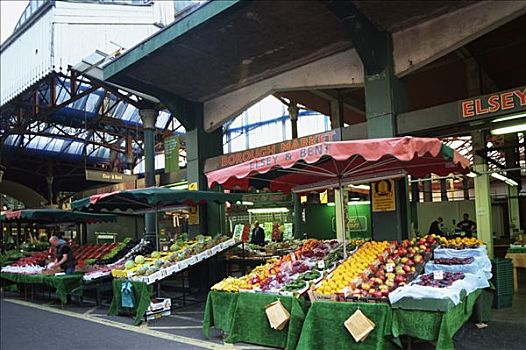 水果,市场货摊,博罗市场,南华克,伦敦,英格兰