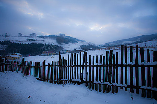 雪乡,雪村,吉林,临江市,村庄,山村,乡村,冬季,雪野,寒冷,农家,接待,旅游,松岭,东北,风情