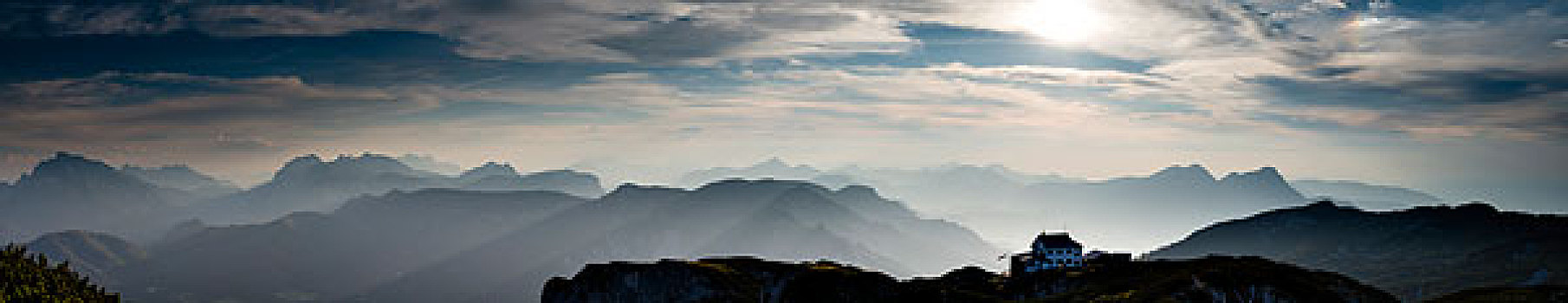 贝希特斯加登阿尔卑斯山,左边,巴伐利亚阿尔卑斯山,右边,巴伐利亚,上巴伐利亚,德国,欧洲