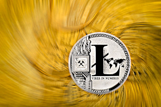 象征,图像,湍流,股价,数码,货币,金色,硬币