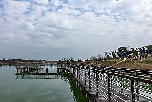 湖南长沙松雅湖风光